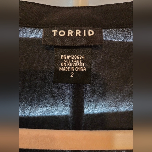 Torrid Sheer Sleeveless Blouse - Picture 5 of 5